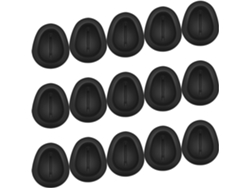 Inserto De Silicona Negra Para Portavasos De Coche, Juego De 15 Piezas, Estabilizador, Antideslizante, Duradero.