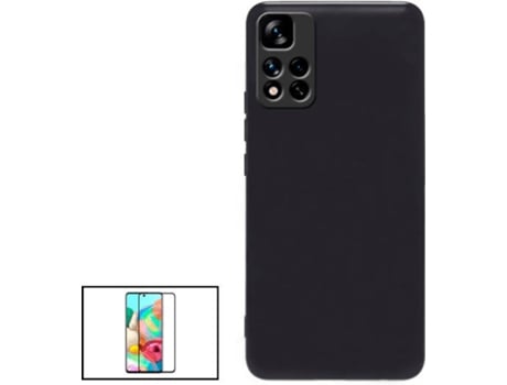 Kit Funda + Protector de Pantalla Xiaomi Redmi Note 11 Pro PHONECARE 5D Full (Negro)