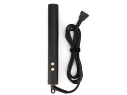 Peine/alisador De Pelo Giratorio De 360 Grados De Cerámica Mini Arrufa Plata Negro Oro