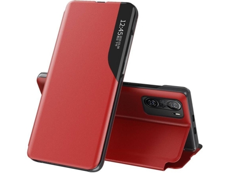 Funda Xiaomi Redmi K40/K40 Pro/K40 Pro Plus/Poco F3 LMOBILE View Elegant (Rojo)