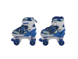 2026patines De Cuatro Ruedas Para Niños Niñas Pvc Red Para Principiantes Interior Exterior Azules