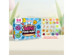 Caja sorpresa de mini juguetes de comida para apretar, 24 piezas