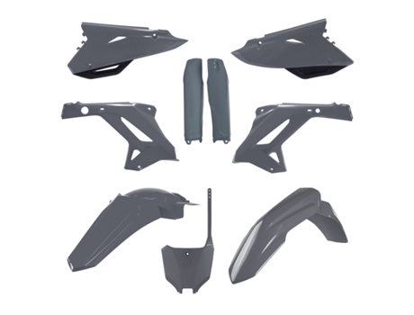 Kit Full Polisport Restyling Mx Honda Cr125/250 (02-07) Gris Style Crf450R (22)