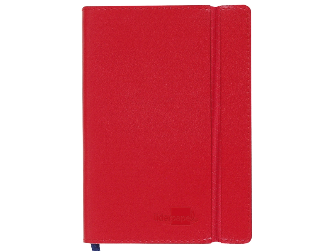 Cuaderno LIDERPAPEL 120h 70 g/m² Rojo (A6)