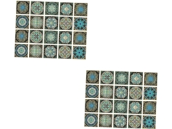 Juego de 40 pegatinas de pared extraíbles para azulejos, de PVC. Slowmoose