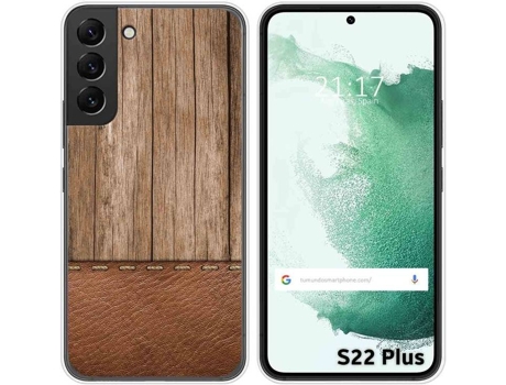 Carcasa Samsung Galaxy S22 Plus 5G TUMUNDOSMARTPHONE Dibujos Madera 09 Multicolor