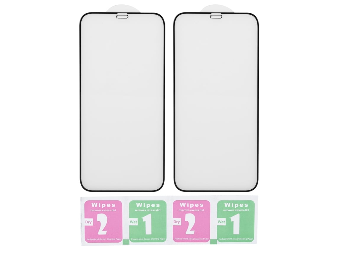 2 Piezas De Protector De Pantalla De Vidrio Templado Para Teléfono Móvil Ios 12 Pro