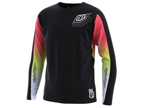 Jerseys TROY LEE DESIGNS Camisa De Enduro Manga Comprida Sprint Preto S Rapaz