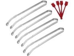 Pinzas para dar vuelta a las salchichas, pinzas de cocina, pinzas para barbacoa, pinzas para asar salchichas, pinzas Gokoco
