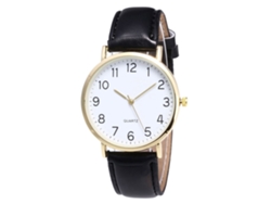 Elegante Reloj De Pulsera De Cuarzo Para Hombre Y Mujer, Color Dorado.