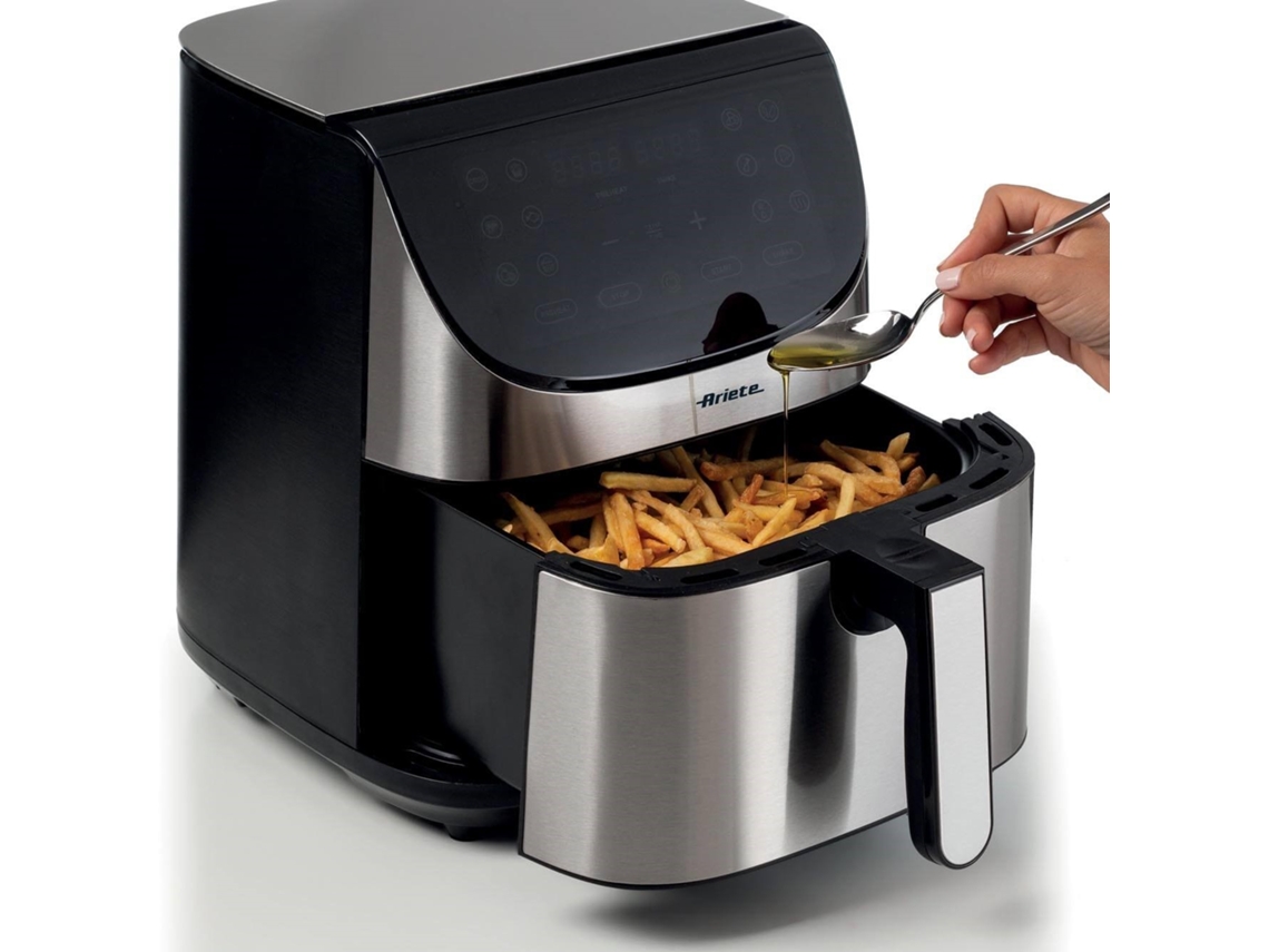 ARIETE 4628/00 Sencillo 7 L Independiente 1800 W Freidora de aire caliente Acero inoxidable