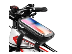 Bolsa impermeable para manillar de bicicleta con soporte para pantalla táctil para iPhone, Android 6 y 5. Gusshious.