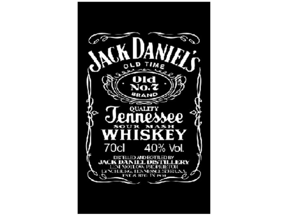 Toalla De Playa Microfibra Jack Daniel's Tradicional