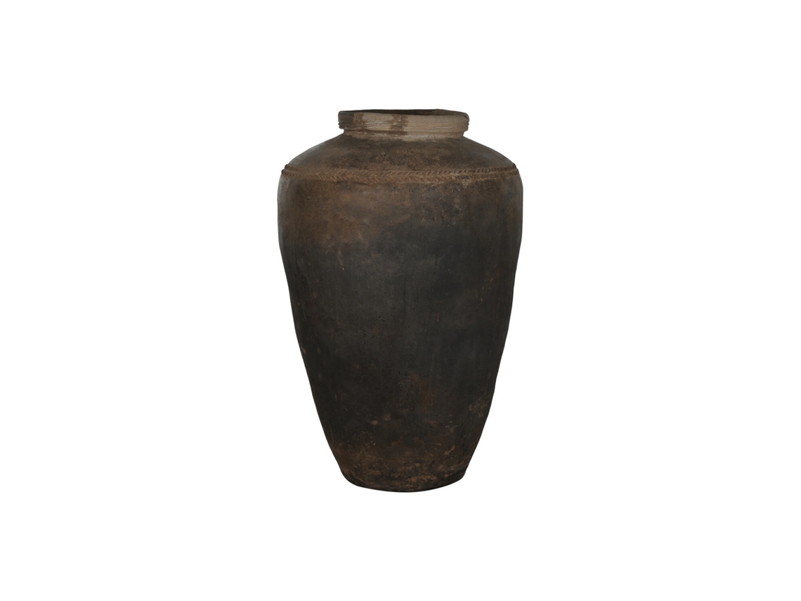 Anfora Terracota Pieza Unica Antigua 80x80x130cm