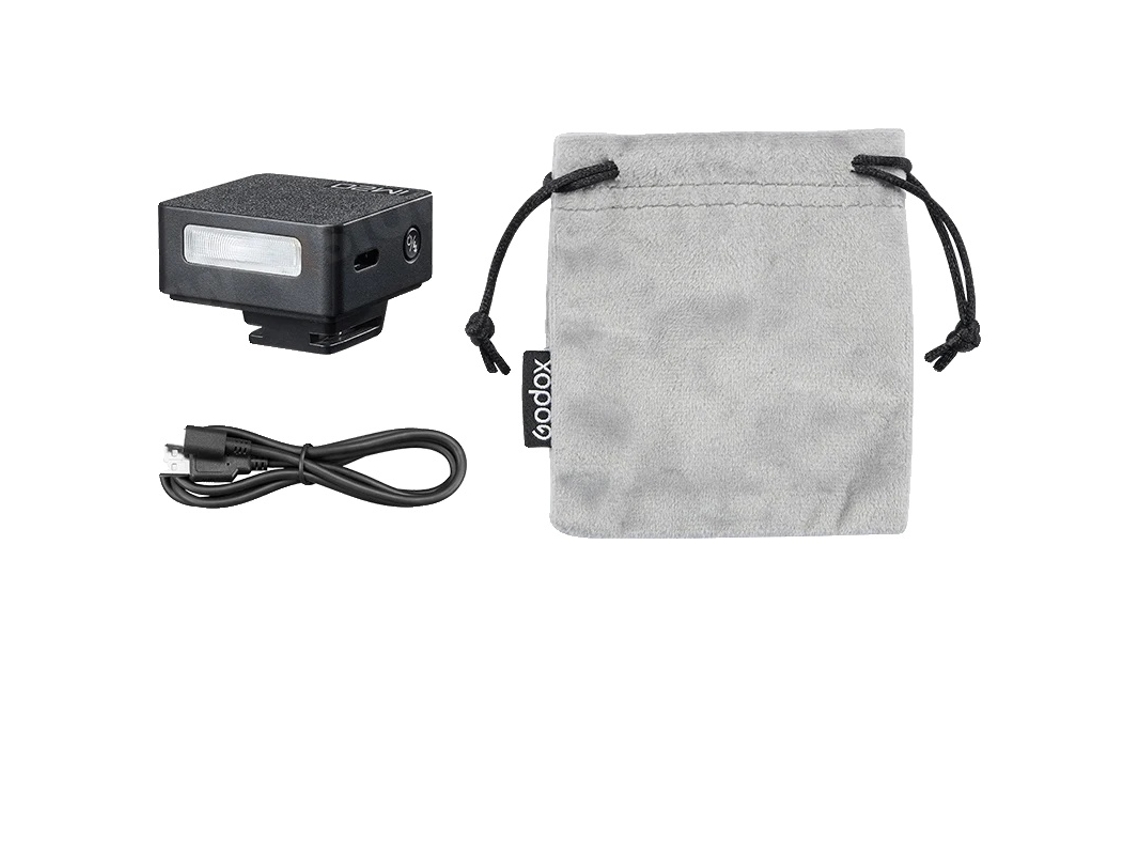 Flash integrado en la cámara, niveles de salida ajustables, zapata universal, IM20 OEM