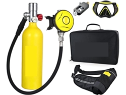 Mini Cilindro De Oxígeno Para Buceo Con Respirador Portátil De 1 Litro De Capacidad (color: