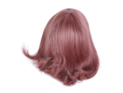Peluca Sintética Rizada Corta 35cm Para Mujeres Fashion, Fibra De Alta Temperatura, Ajustable, Para Fiestas Y Uso Diario