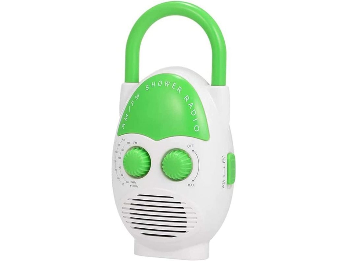 Radio De Ducha Impermeable Con Altavoz Am/fm, Dispositivo Portátil Colgante Con Ranura Usb Y Para Tarjeta Tf, Para Baño, Playa, Piscina, Uso En Exteriores Y Hogar.