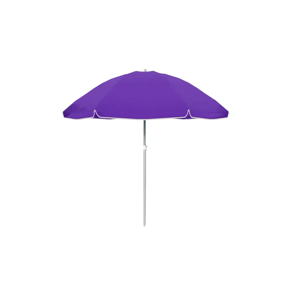 Sombrilla de playa Marbueno 220 cm Protección solar Morado Marbueno Verano