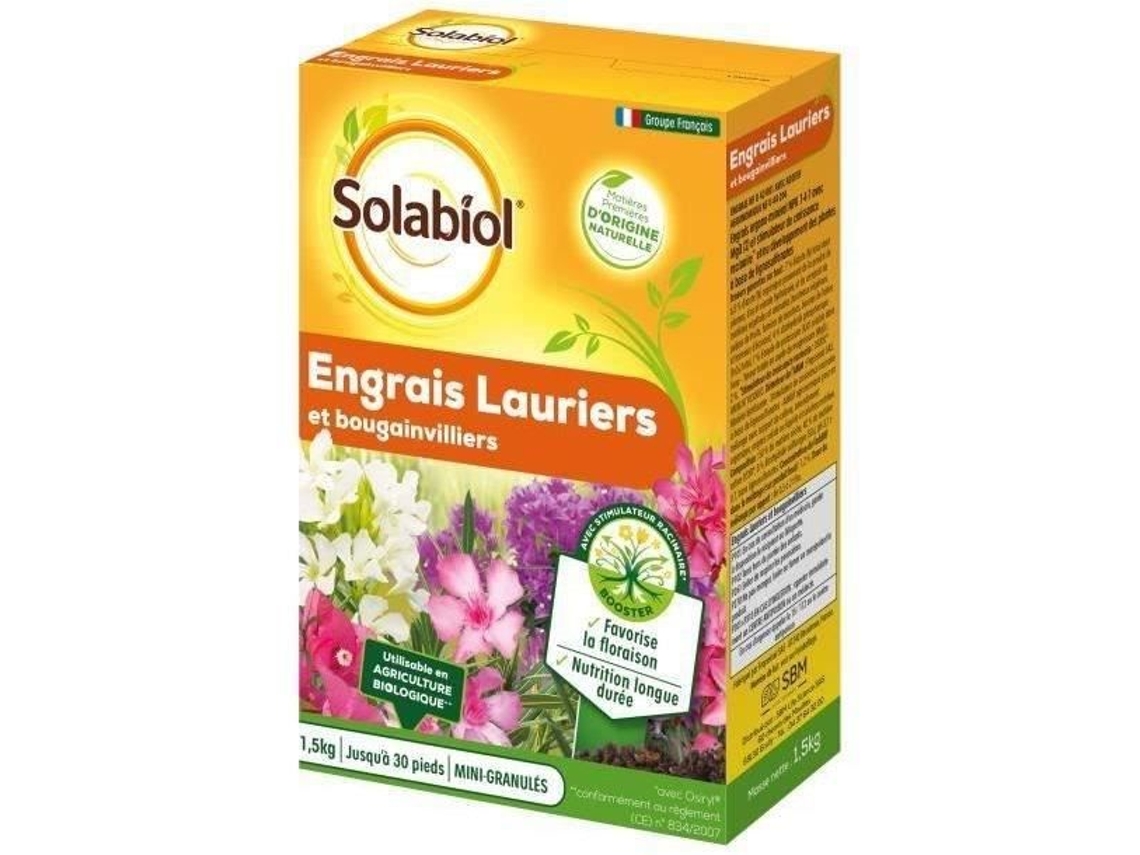 SOLABIOL SOLAURY15 Adubo com Louro e Buganvília - 1,5 Kg