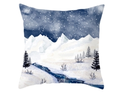 Serie Navideña Nieve Funda de Almohada