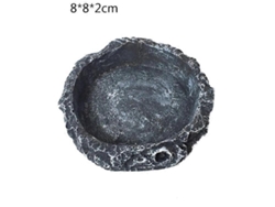 Bebedero de resina con forma de tortuga y reptil de Rosewell
