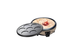 Crepera Little Balance Nuez Moscada 1000w Placa de 30 cm con 7 ranuras Revestimiento antiadherente