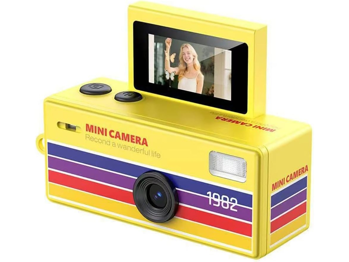 Minicámara Digital Con Llavero, 2,44 Cm, Compatible Con Tarjeta De Memoria, Grabación De Vídeo.