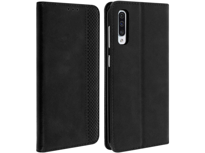 Funda Samsung Galaxy A50 AVIZAR Wallet Negro