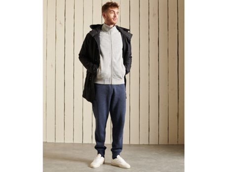 Abrigo SUPERDRY Hombre (S - Gris)