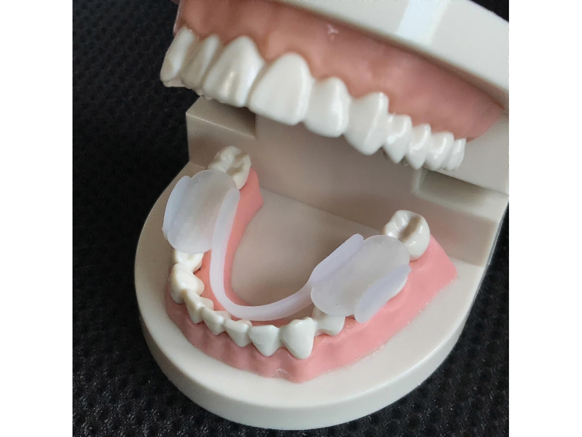 Protector bucal para el bruxismo del sueño, ayuda para la alineación de aparatos dentales TAISHENGDA