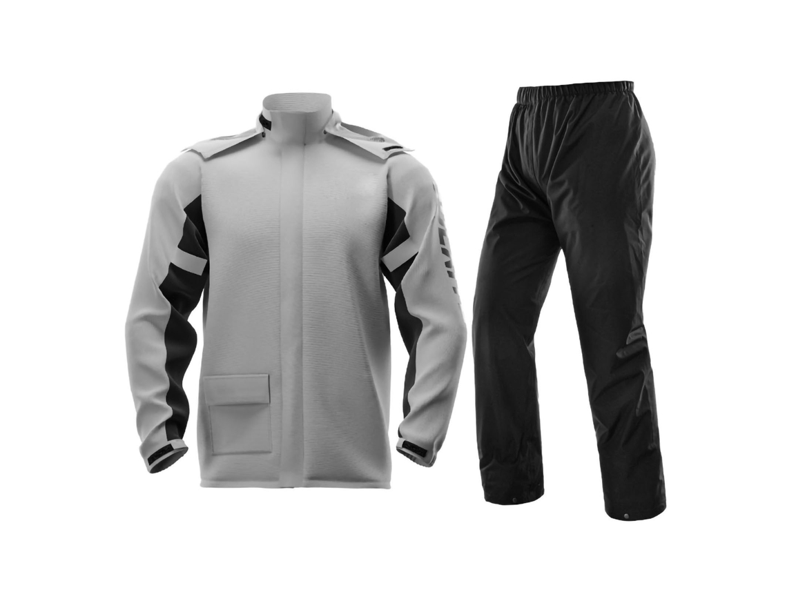 2026-ropa Impermeable Para Motocicleta, Chaqueta Y Pantalones, Ligeros, Aireables, Con Fundas Para Zapatos, Gris Xl