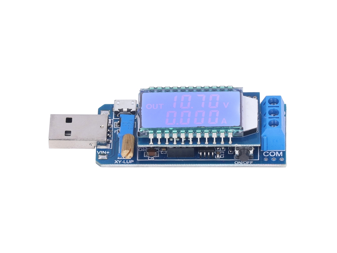 Módulo De Fuente De Alimentación Usb Buck Boost Con Regulador Dc-dc De 5v A 3.3v, 9v, 12v Y 24v Con Pantalla De Escritorio.