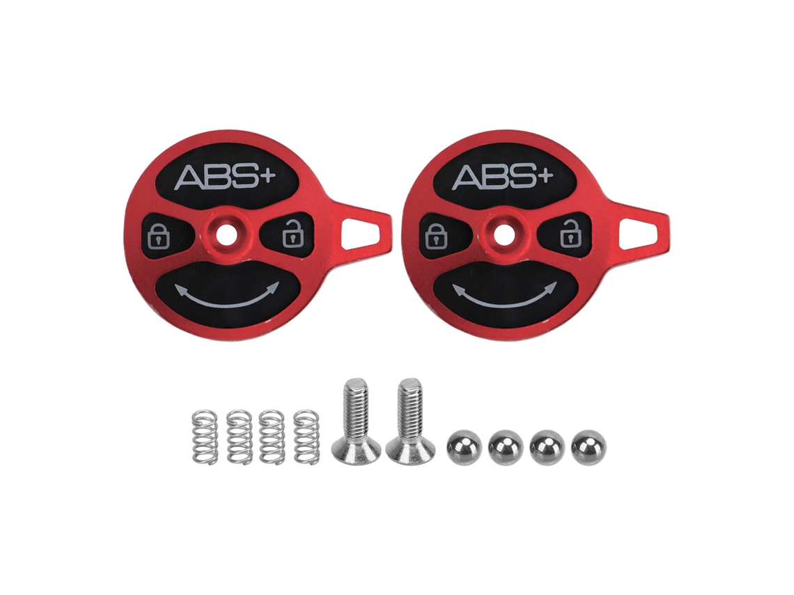 2 Juegos De Tapas Rojas De Aluminio Cnc Para Horquilla Delantera - Accesorio Para Bicicleta