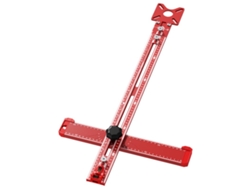 Plantilla 3-en-1 Para Router: Guía De Corte Circular Y Posicionamiento De Agujeros 73.00cm, Aleación De Aluminio, 3 Bloques Deslizantes, Ángulo Ajusta