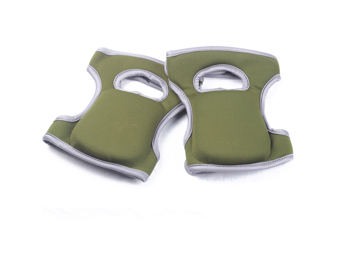 Rodilleras Flexibles De Espuma Suave Para Jardinería, Protección De Rodillas, 1 Par Con Velcro.