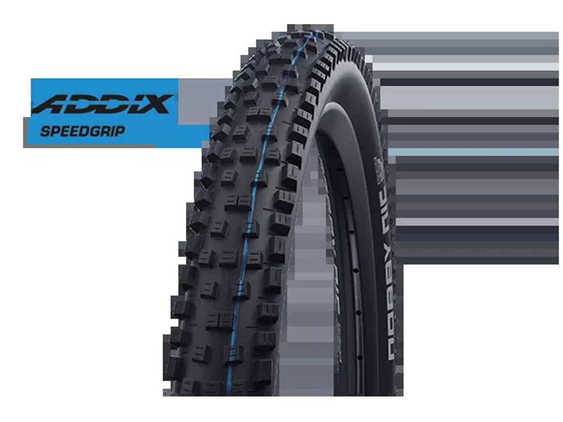 Cubierta SCHWALBE Nobby Nic Hs602 Evo Superground Tubeless Plegable (Negro)