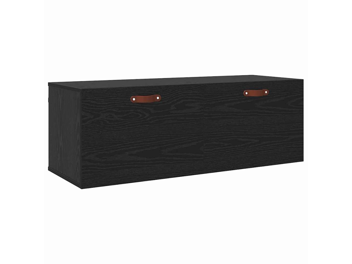 Maison Exclusive - Armario De Pared Roble Negro 100 X 36,5 X 35 Cm