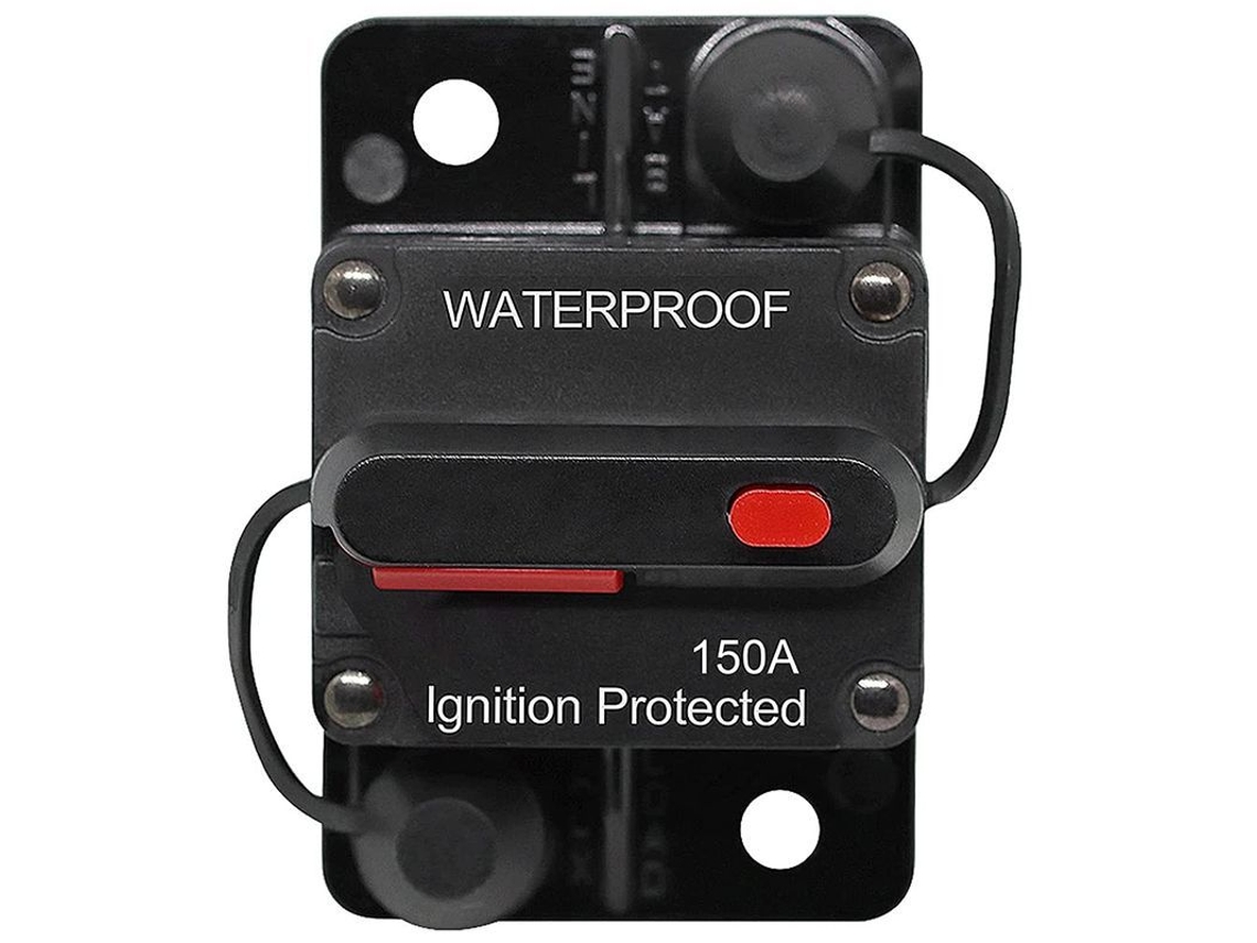 Disyuntor Para Automóviles De 30a-150a, Cc 12v-24v, Resistente Al Agua Y Con Función De Reinicio Manual.