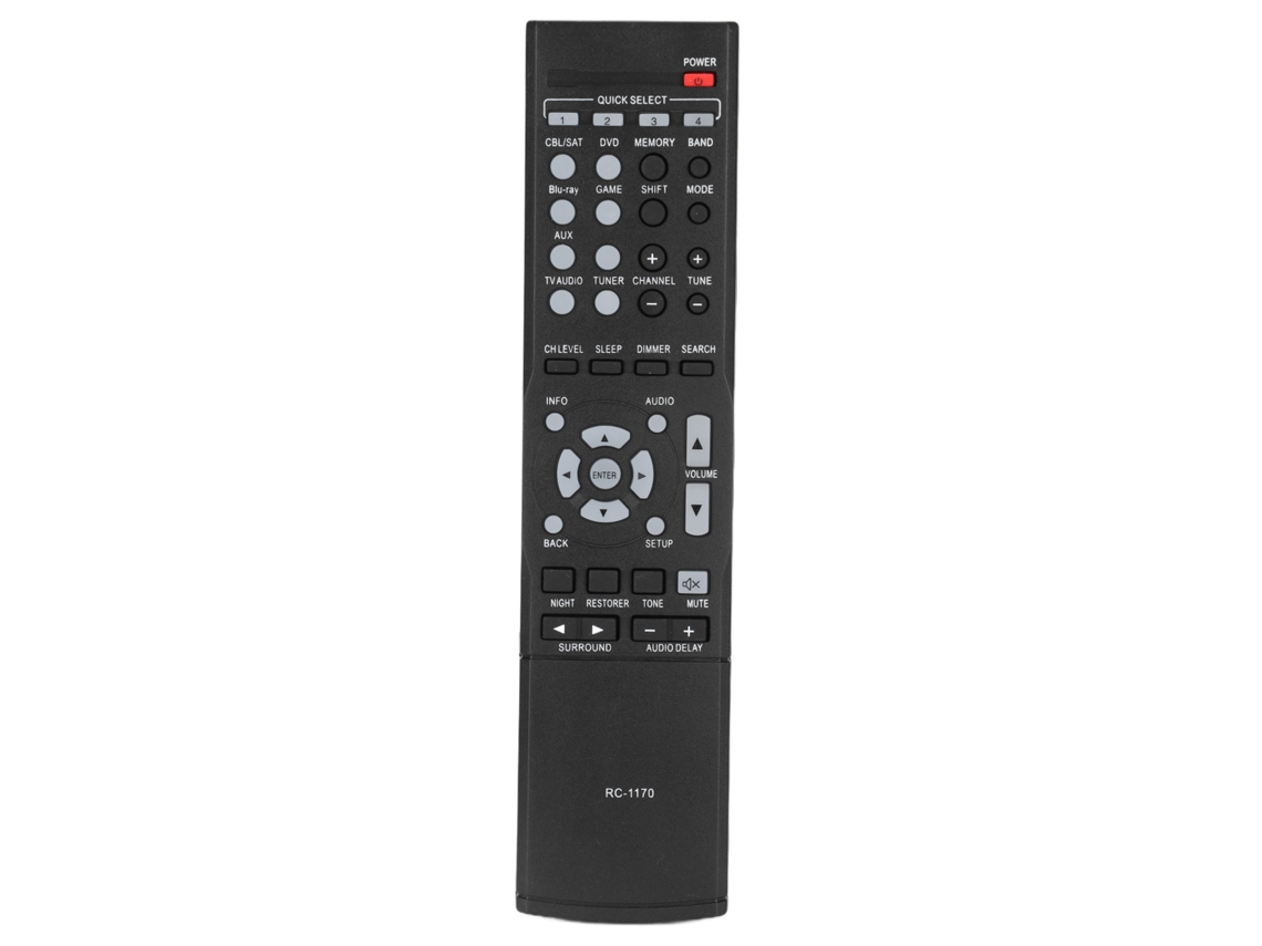Controle Remoto Portátil Rc‑1170 Para Denon Avr‑1513 Dht‑1513ba Receptor Av Substituto