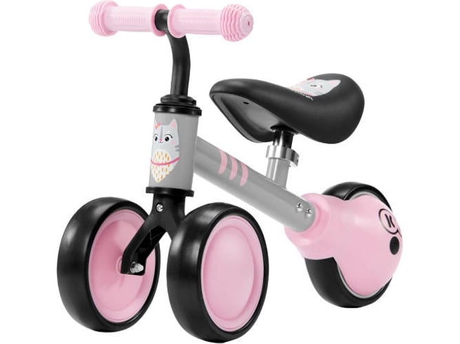 Bicicleta Kinderkraft Cutie pink sin pedales triciclo ajustable ligera rosa