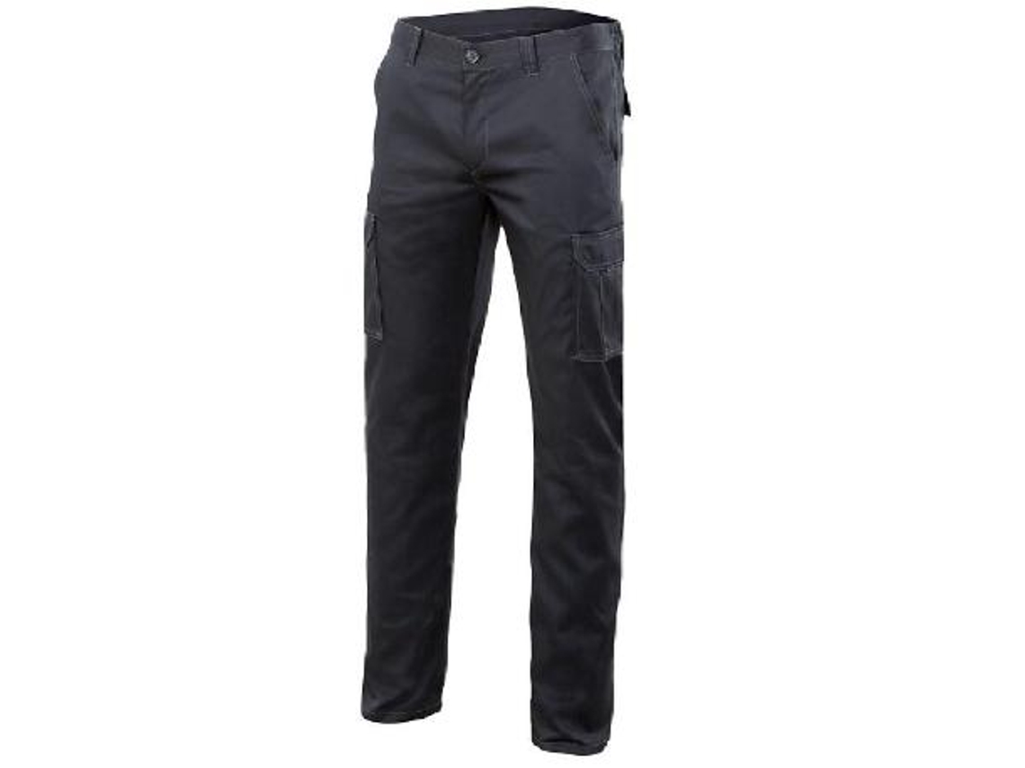 Pantalon multibolsillo stretch varios colores talla 36-60 talla europea talla 52 color ropa color negro