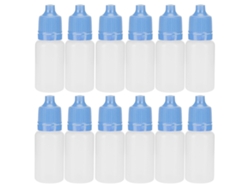 50 Frascos Vacíos De 5 Ml De Pe Para Gotas Oftálmicas Con Tapas Y Tapones, Exprimibles Y Portátiles.