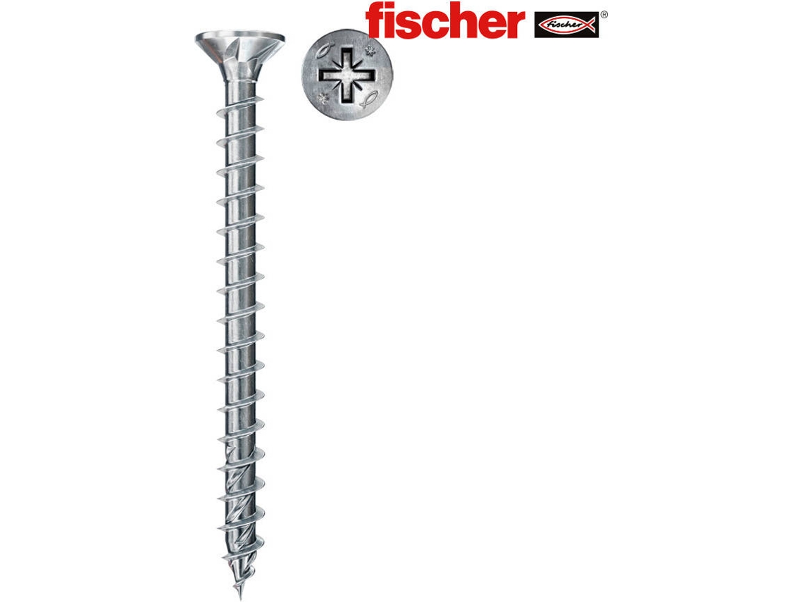 Caja 200 Tornillos FISCHER Fpf Ii Czp 6.0X60 Bc 670520