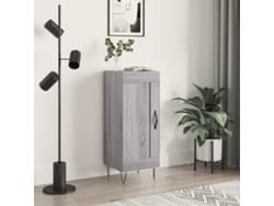 Aparador Madera De Ingeniería Gris Sonoma 34,5x34x90 Cm