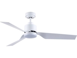 Ventilador de Techo CRISTALRECORD Ekos Blanco (33.3 W - Diámetro 127 cm)