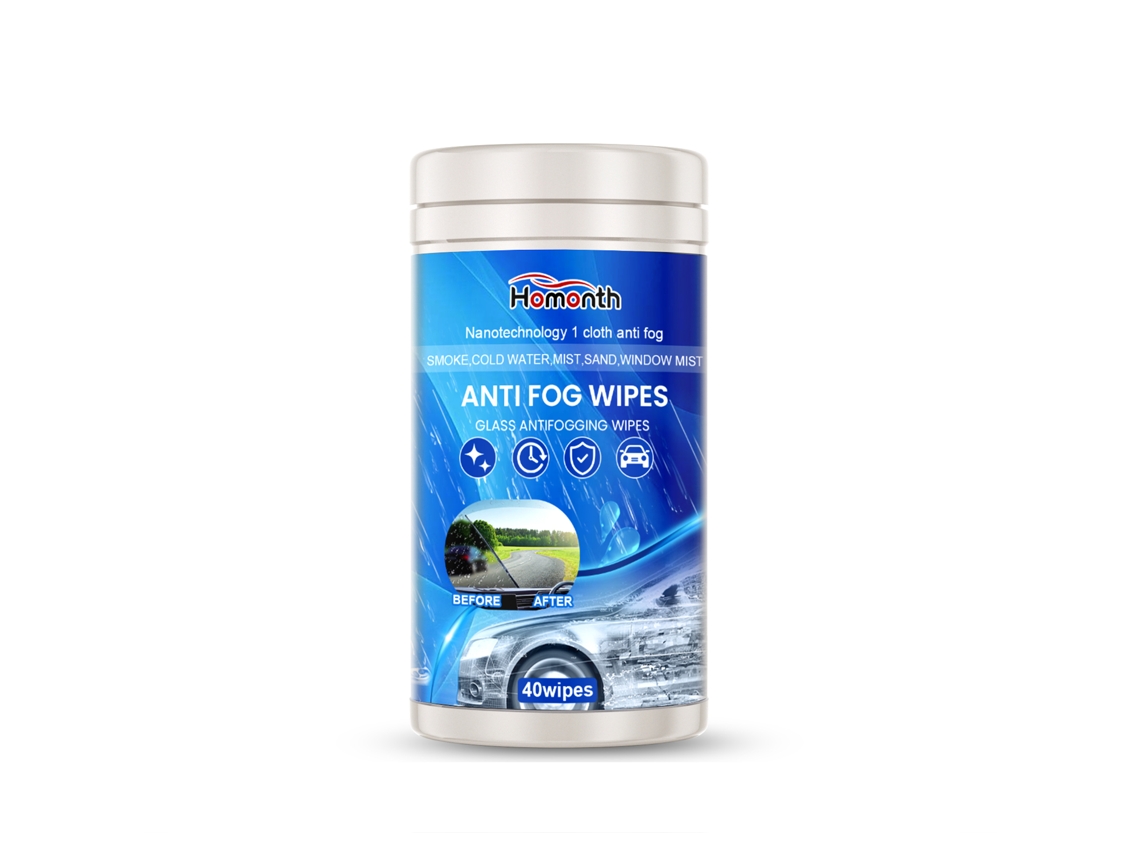 Toallitas antivaho para coches, paquete de 40 unidades, visión clara para parabrisas y espejos, conducción segura en días de lluvia.