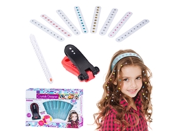 Kit De Juguete Para Cabello Con Brillo Para Niñas Herramienta De Estilo Diy Con 8 Piezas Regalos Para Niños Accesorios De Cabello