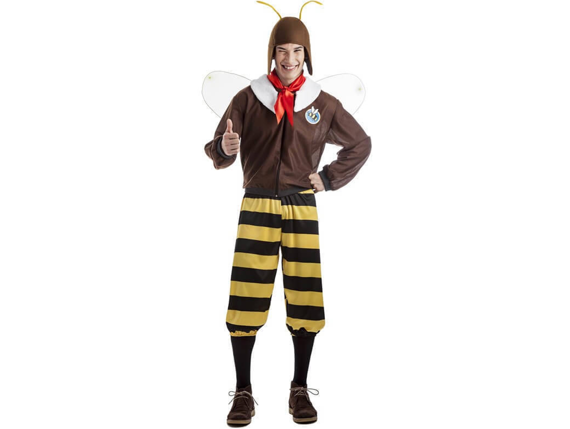Disfraz de Hombre DISFRAZZES Abeja Aviador (Talla: S)