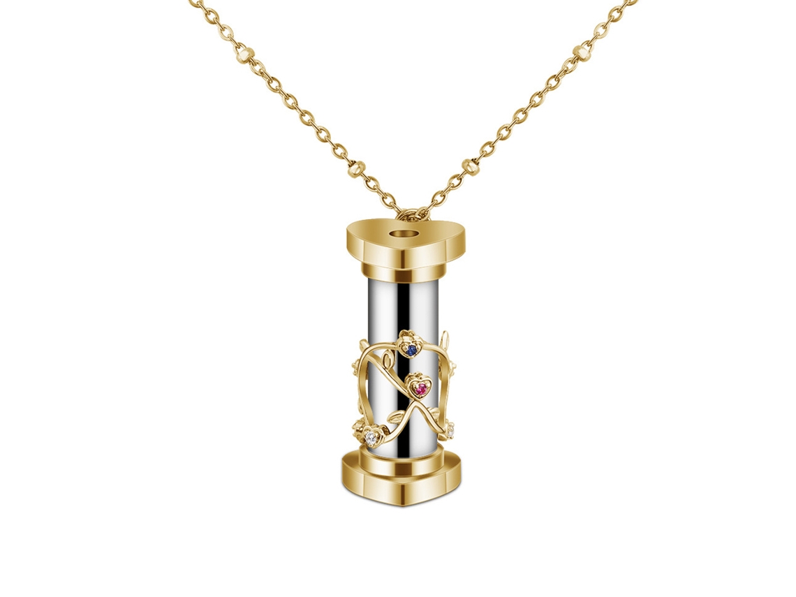 2026-colgante Mini Caleidoscopio Collar De Latón Dorado Para Adultos Y Niños Regalo